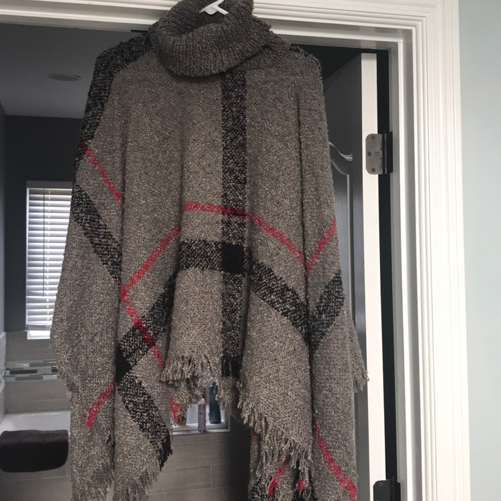 Sweater poncho